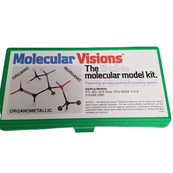 Darling Models Molecular Visions Chemistry Kit Vintage Complete Educational - Picture 1 of 12